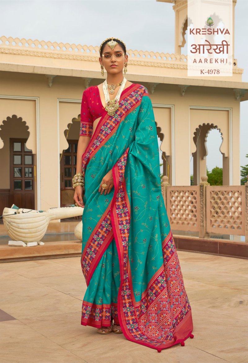 Aarekhi By Trirath Sigma Silk Printed Saree
